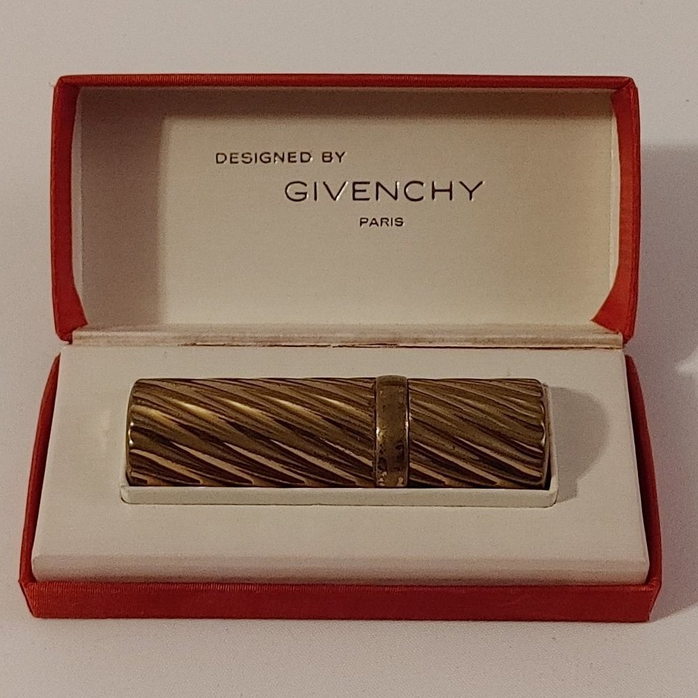 Vintage GIVENCHY L’ INTERDIT Paris Fragrance Refill Spray Gold Case 1/3 oz No602